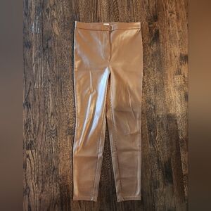 Aritzia Wilfred Free Faux leather pants leggings size 8